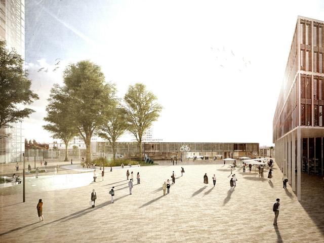 LindenhofplatzmitZugangsgebaeude