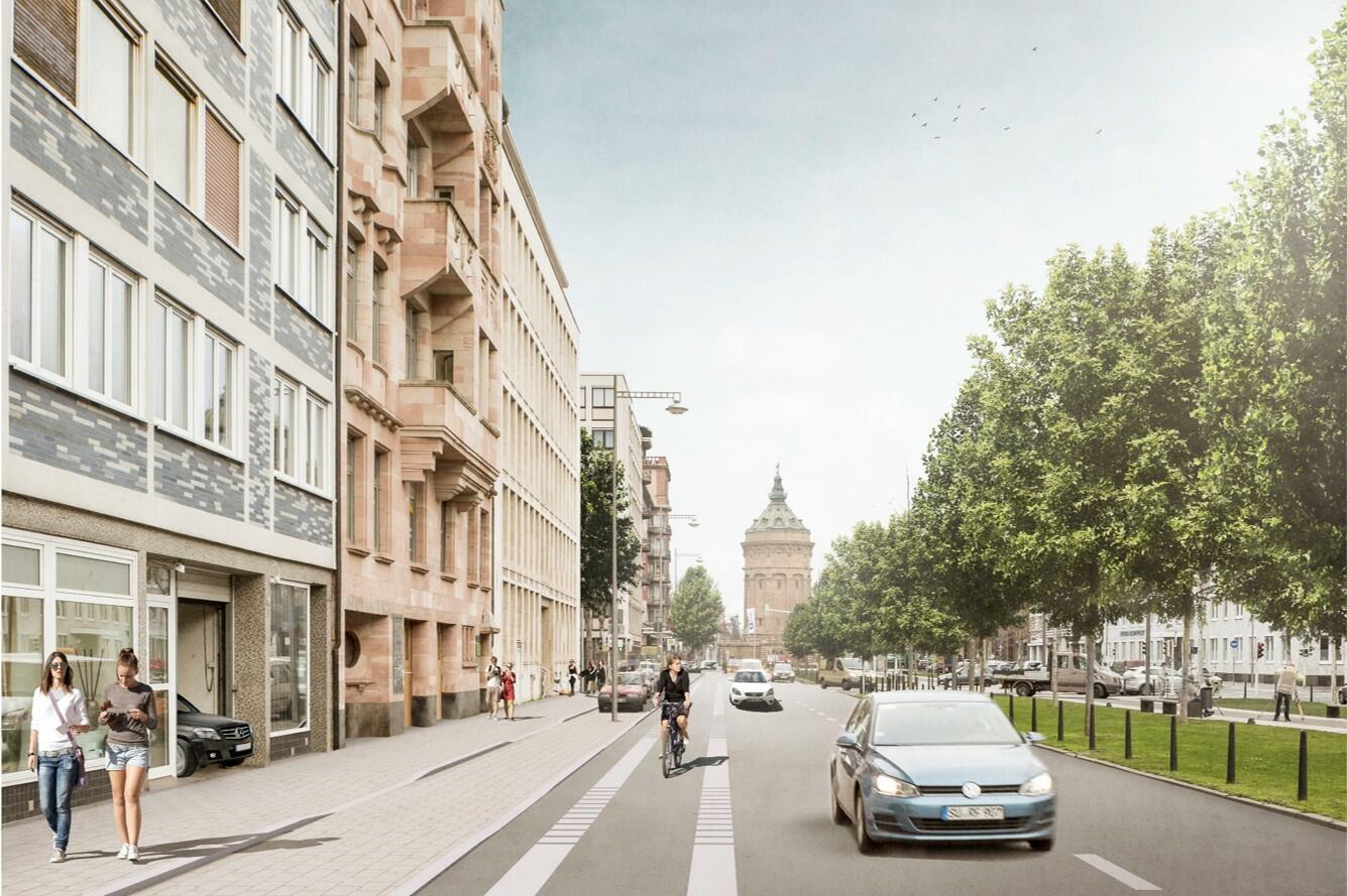 Stadt Mannheim VisualiserungAugustaanlage
