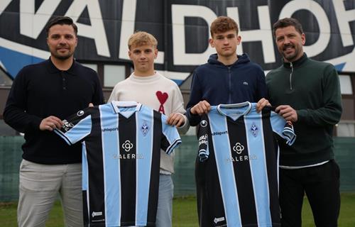 SV Waldhof - Talente Harder und Fesser mit Verträgen ausgestattet