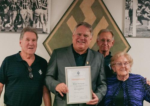 SV Waldhof – Ehren- und Ältestenratvorsitzender, Klaus Markgraf, ist 70 Jahre alt