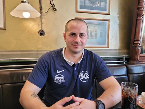 (Foto: SpoWo) UEFA-Trainer mit B-Lizenz - Ognyan Tsvetanov vom SC Käfertal Ogi1