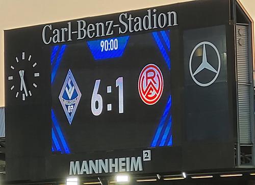 SV Waldhof – Rot-Weiß Essen 6:1