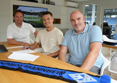 Französischer Mittelfeldspieler Diego Michel wechselt zum SV Waldhof. 