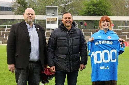 VfR Mannheim begrüßt sein 1000. Mitglied